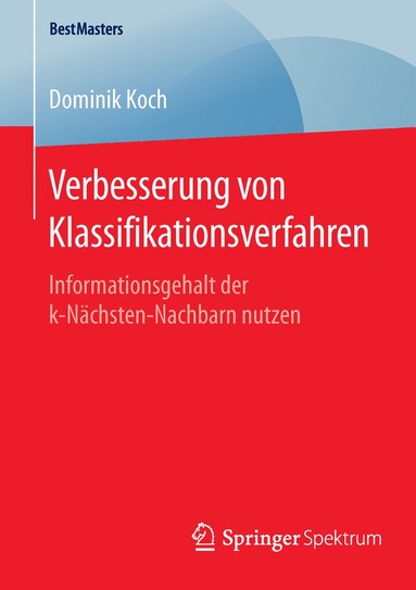 bokomslag Verbesserung von Klassifikationsverfahren