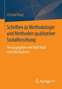 bokomslag Schriften zu Methodologie und Methoden qualitativer Sozialforschung