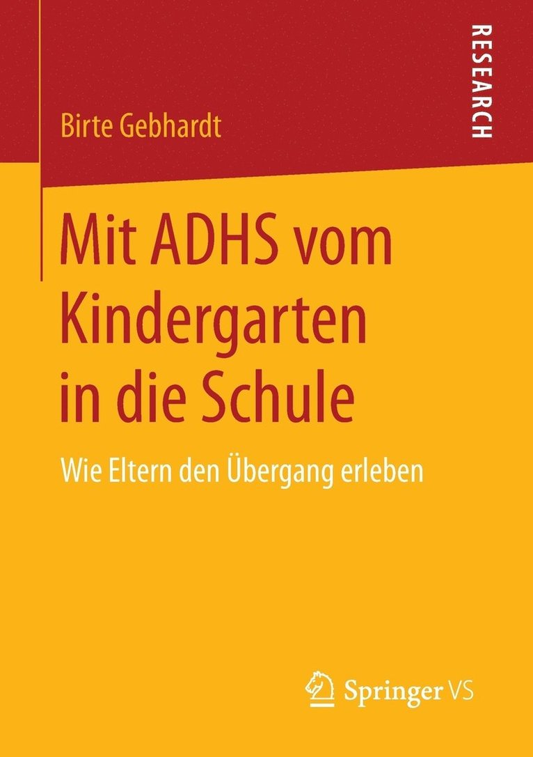 Mit ADHS vom Kindergarten in die Schule 1