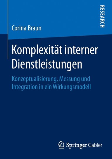 bokomslag Komplexitt interner Dienstleistungen