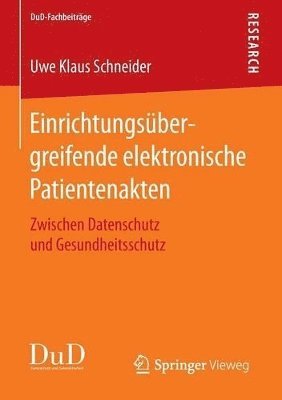 bokomslag Einrichtungsbergreifende elektronische Patientenakten