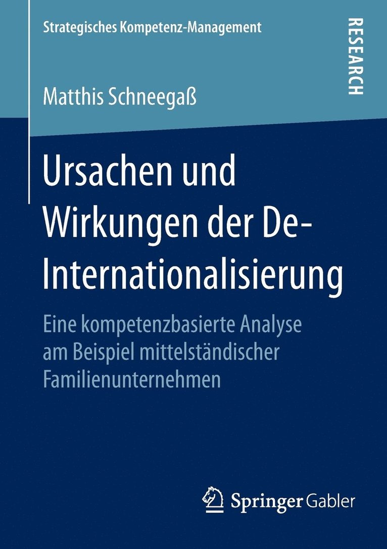 Ursachen und Wirkungen der De-Internationalisierung 1