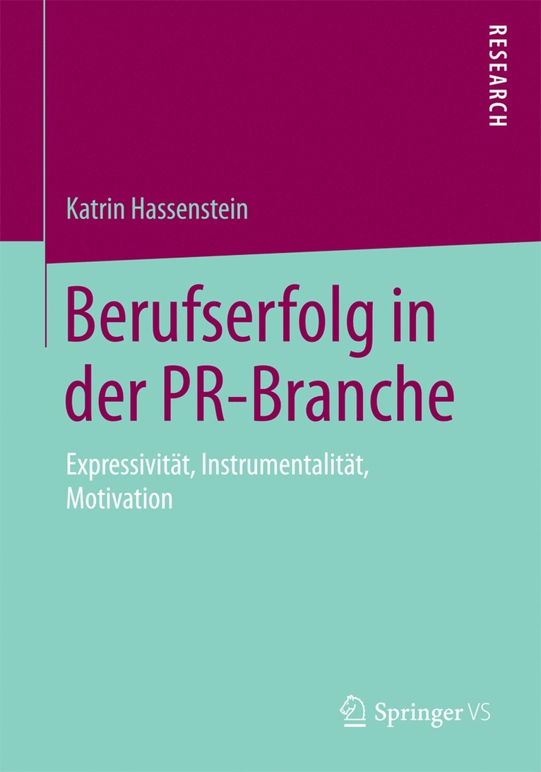 Katrin Hassenstein - Berufserfolg in der PR-Branche, Häftad