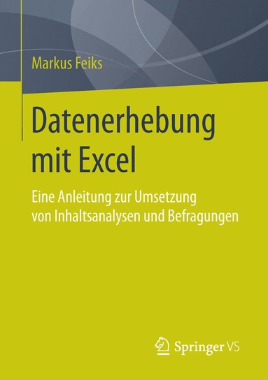 bokomslag Datenerhebung mit Excel