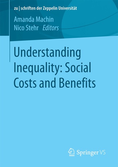 Amanda Machin, Nico Stehr - Understanding Inequality: Social Costs and Benefits, Häftad