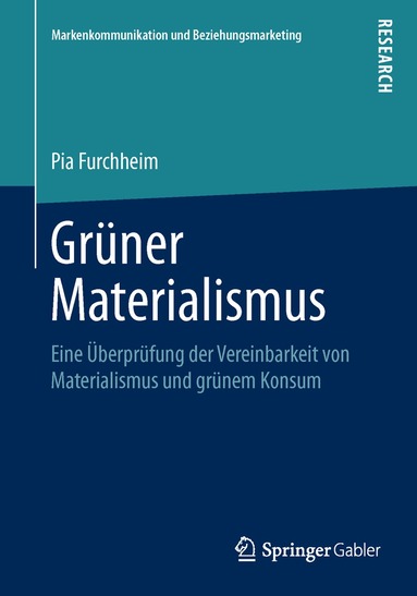 Pia Furchheim - Grüner Materialismus, Häftad