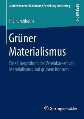 bokomslag Grüner Materialismus