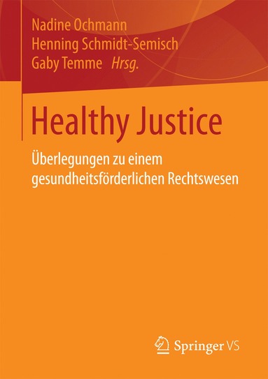 bokomslag Healthy Justice