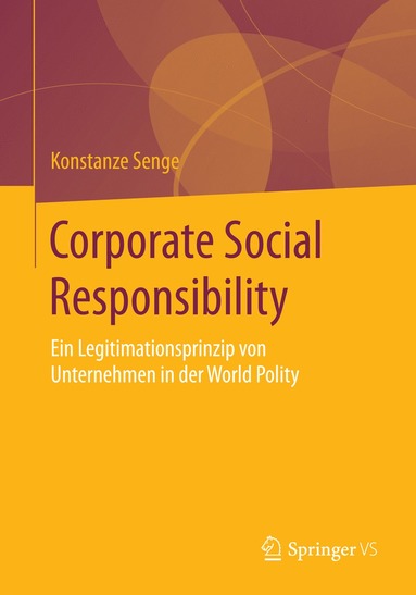 bokomslag Corporate Social Responsibility