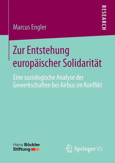 bokomslag Zur Entstehung europischer Solidaritt