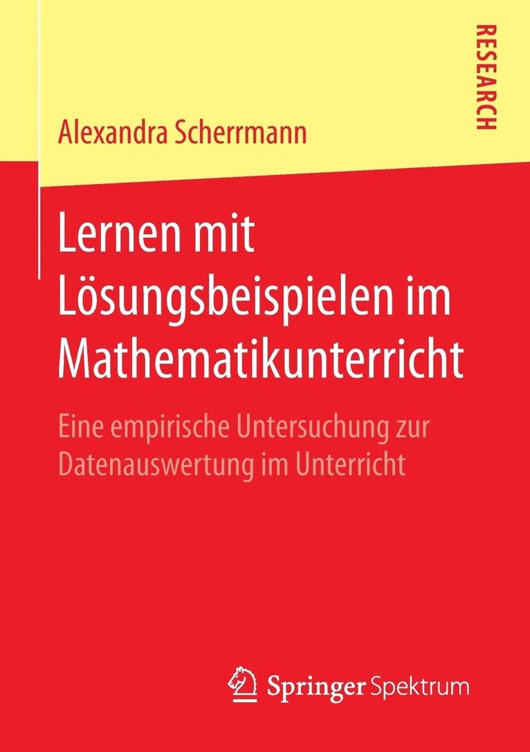 Lernen mit Lösungsbeispielen im Mathematikunterricht 1