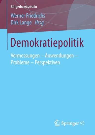 bokomslag Demokratiepolitik