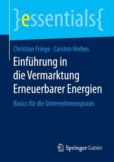 bokomslag Einfuhrung in die Vermarktung Erneuerbarer Energien