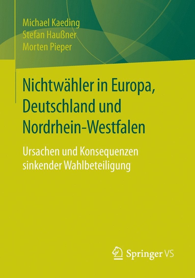 Nichtwhler in Europa, Deutschland und Nordrhein-Westfalen 1