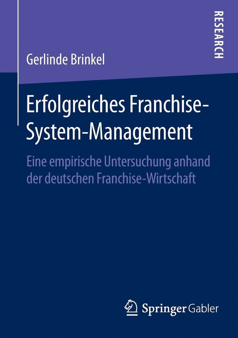 Erfolgreiches Franchise-System-Management 1