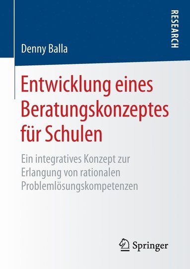 bokomslag Entwicklung eines Beratungskonzeptes fr Schulen