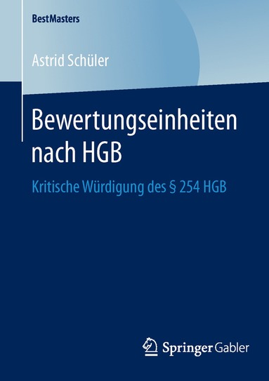 bokomslag Bewertungseinheiten nach HGB