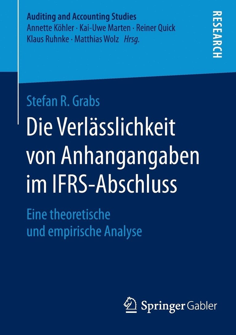 Die Verlsslichkeit von Anhangangaben im IFRS-Abschluss 1