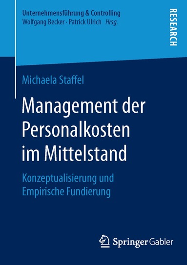 Michaela Staffel - Management der Personalkosten im Mittelstand, Häftad
