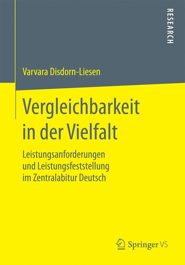 bokomslag Vergleichbarkeit in der Vielfalt