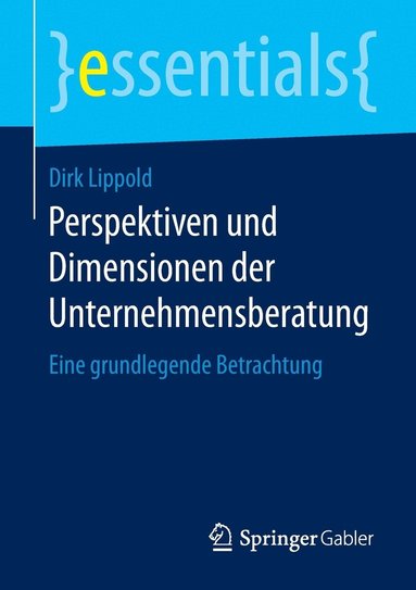 bokomslag Perspektiven und Dimensionen der Unternehmensberatung