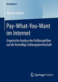 bokomslag Pay-What-You-Want im Internet