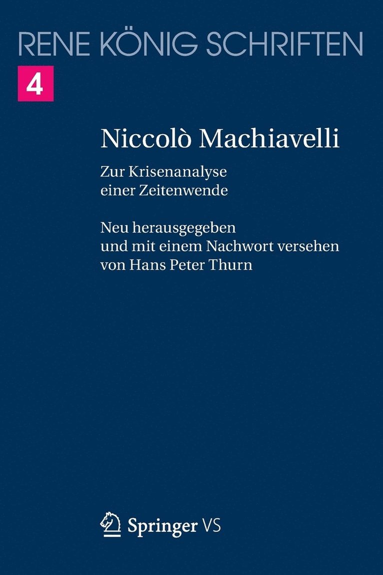 Niccol Machiavelli 1