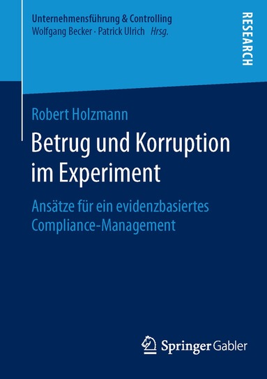 Robert Holzmann - Betrug und Korruption im Experiment, Häftad