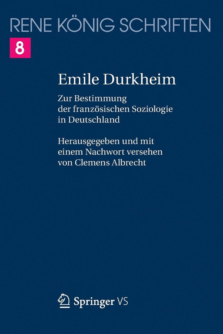 Emile Durkheim 1