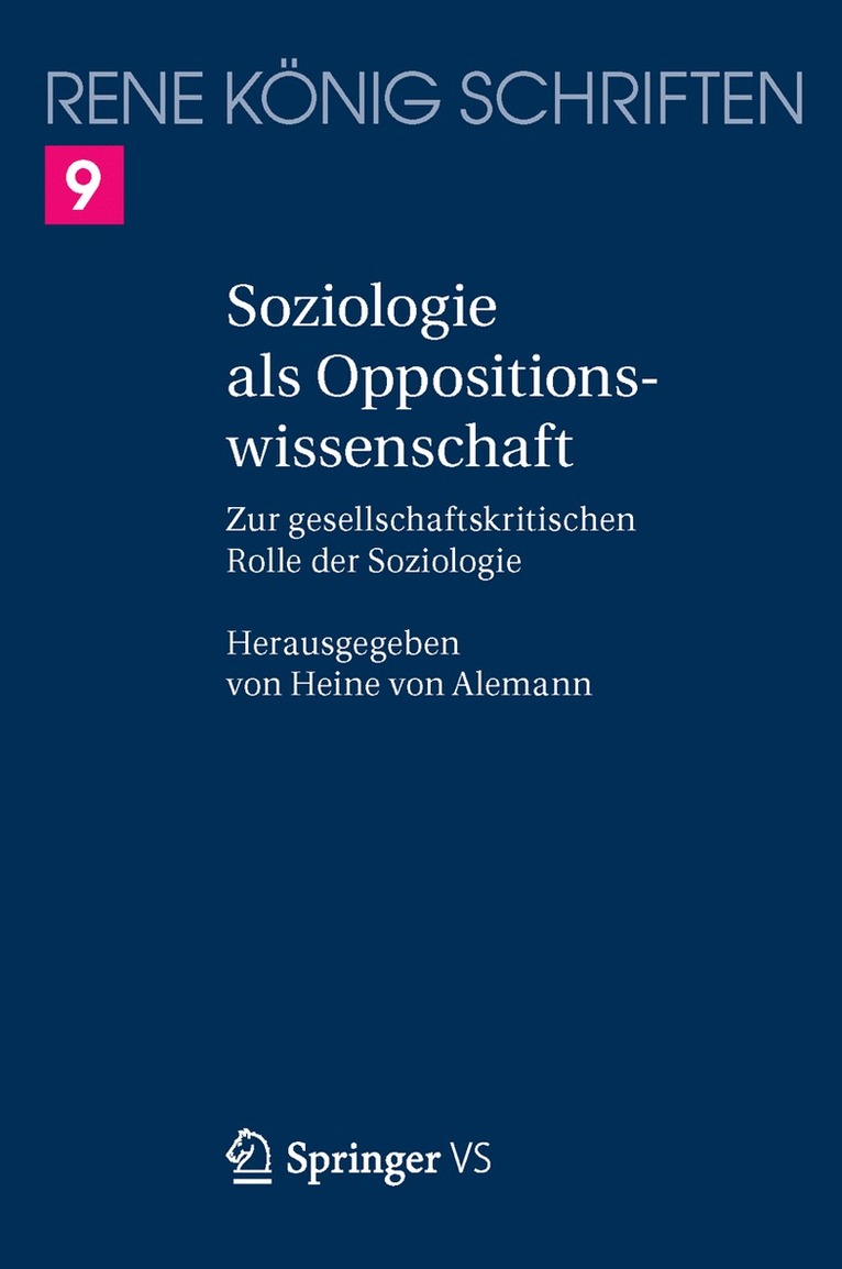 Soziologie als Oppositionswissenschaft 1