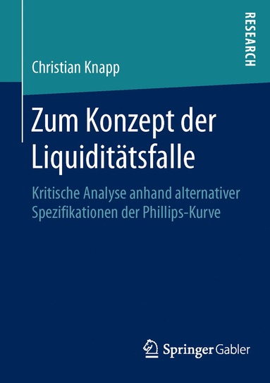 bokomslag Zum Konzept der Liquiditätsfalle