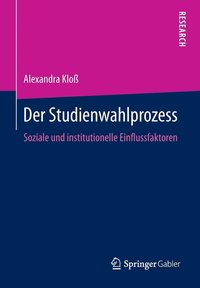 bokomslag Der Studienwahlprozess