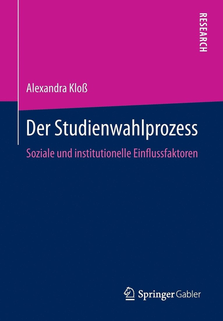 Der Studienwahlprozess 1