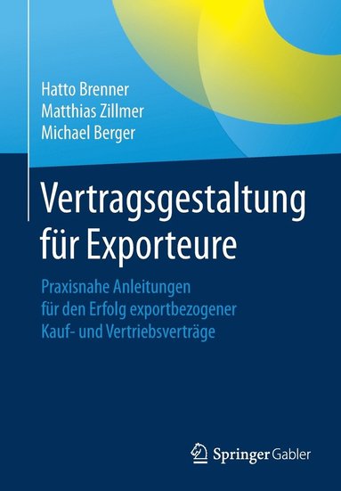 bokomslag Vertragsgestaltung fr Exporteure