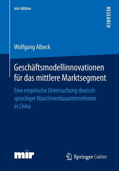 bokomslag Geschftsmodellinnovationen fr das mittlere Marktsegment