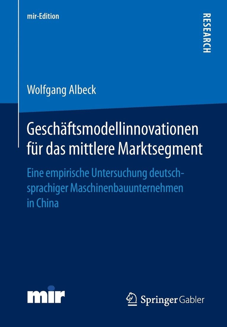 Geschftsmodellinnovationen fr das mittlere Marktsegment 1