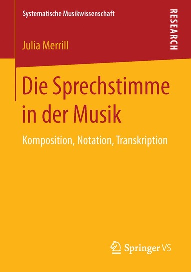 bokomslag Die Sprechstimme in der Musik