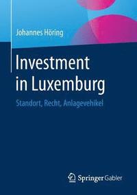 bokomslag Investment in Luxemburg