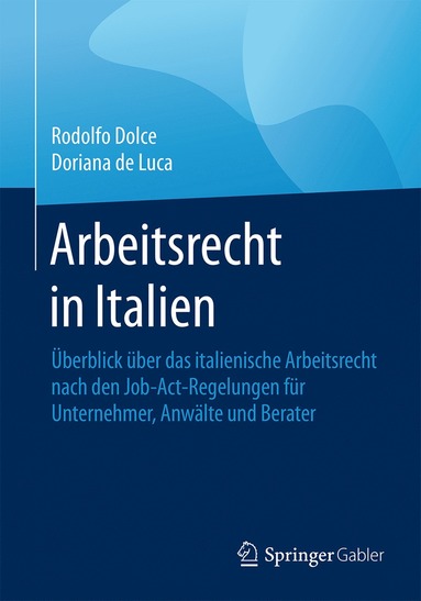 bokomslag Arbeitsrecht in Italien