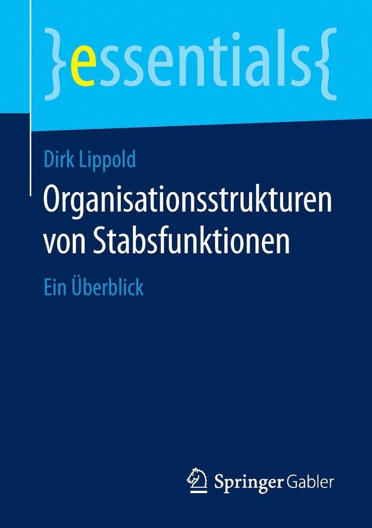 Organisationsstrukturen von Stabsfunktionen 1