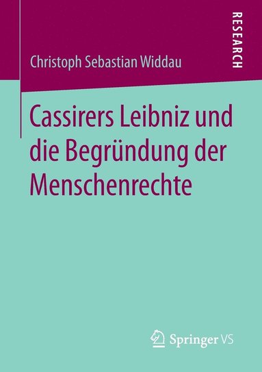 bokomslag Cassirers Leibniz und die Begrndung der Menschenrechte
