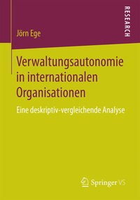 bokomslag Verwaltungsautonomie in internationalen Organisationen