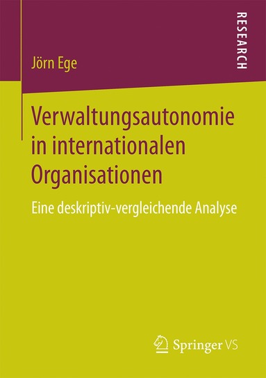 bokomslag Verwaltungsautonomie in internationalen Organisationen