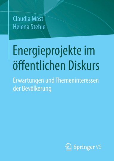 bokomslag Energieprojekte im ffentlichen Diskurs