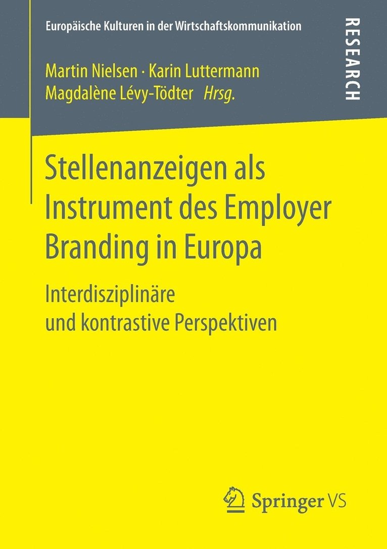 Stellenanzeigen als Instrument des Employer Branding in Europa 1
