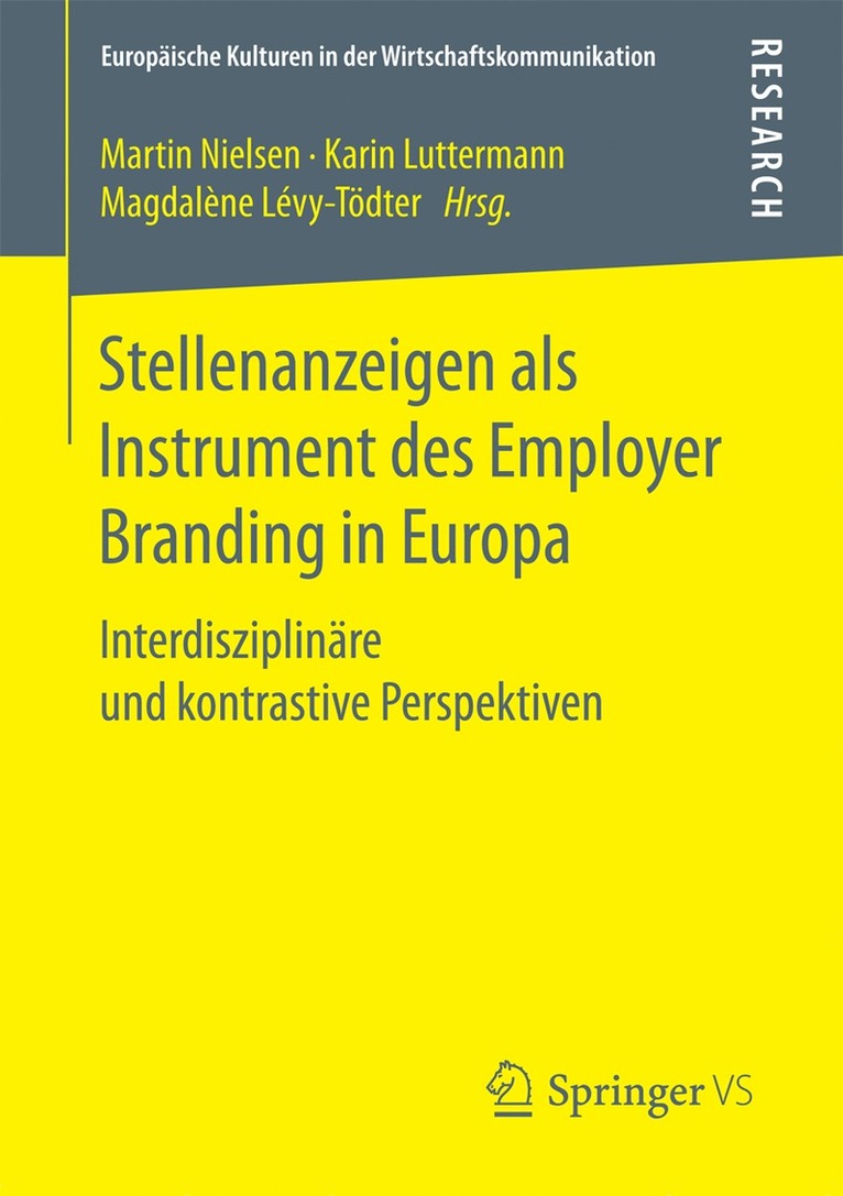 Stellenanzeigen als Instrument des Employer Branding in Europa 1