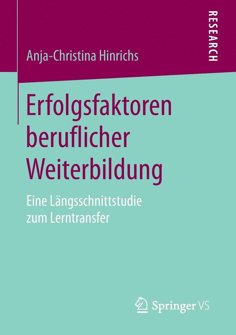 Erfolgsfaktoren beruflicher Weiterbildung 1