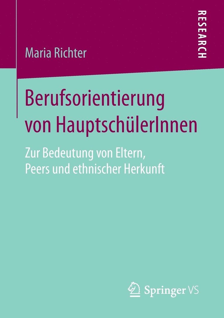 Berufsorientierung von HauptschlerInnen 1