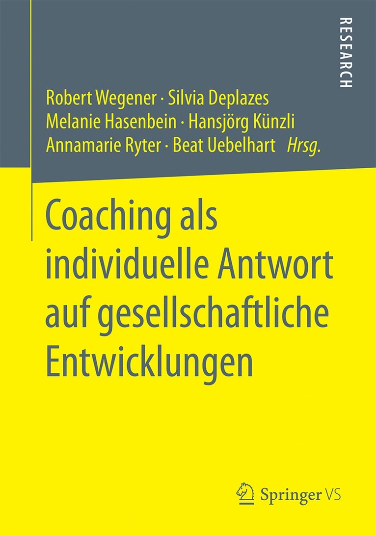 Coaching als individuelle Antwort auf gesellschaftliche Entwicklungen 1