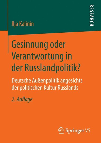 bokomslag Gesinnung oder Verantwortung in der Russlandpolitik?